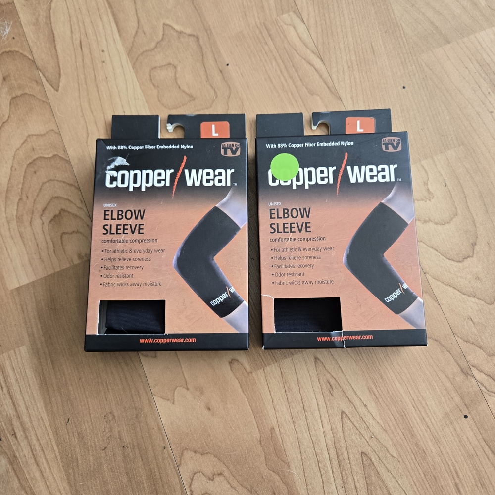 Copper Wear Elbow Sleeve in Black